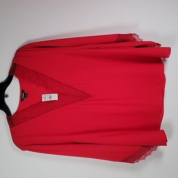 Express women red blouse - Picture 1 of 9